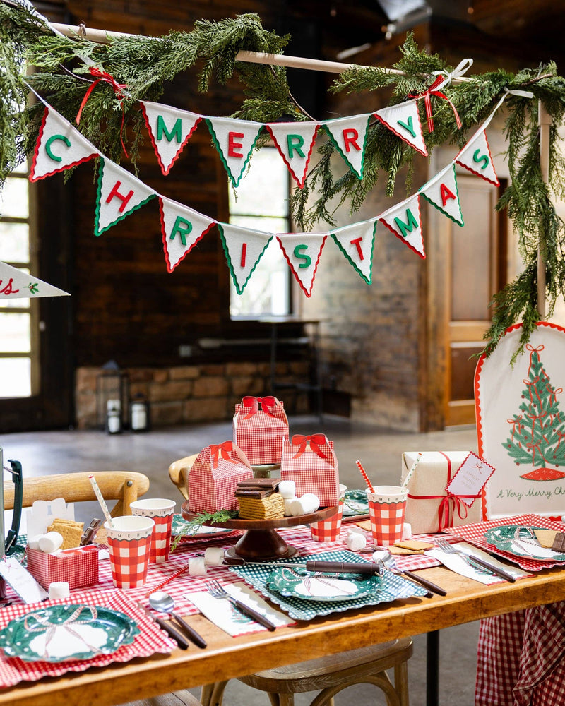 My Mind’s Eye - Merry Christmas Gingham Party Cup