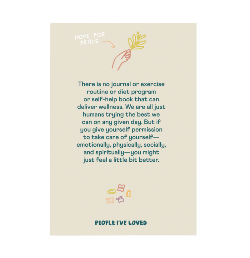 People I've Loved - A Wellness Journal