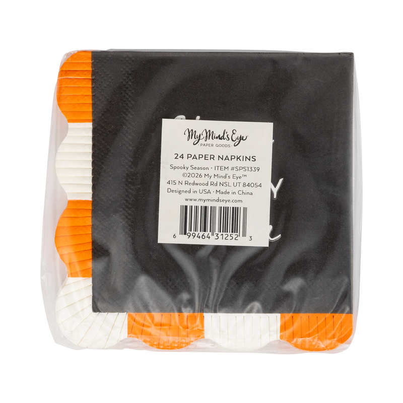 My Mind’s Eye - Happy Spooky Season Fringed Napkin