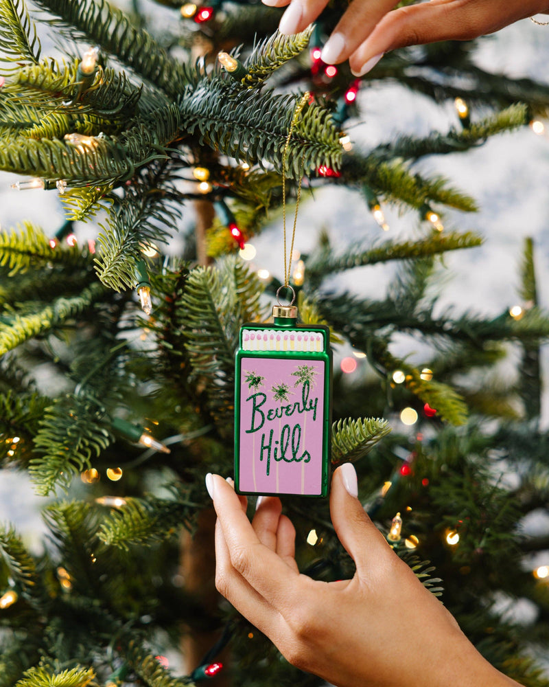 Furbish Studio - Matchbook Ornament - Beverly Hills