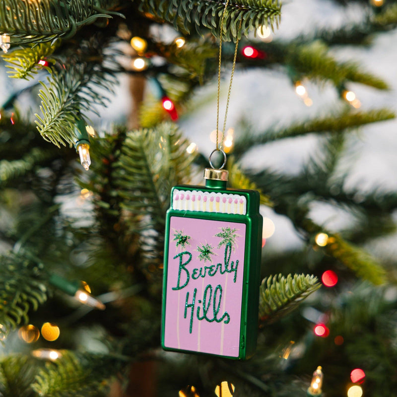 Furbish Studio - Matchbook Ornament - Beverly Hills