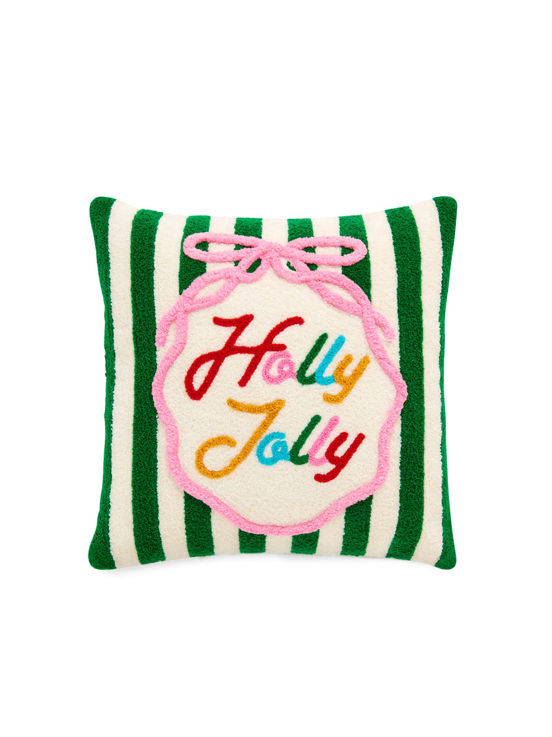 Shiraleah - Holly Jolly Hook Pillow