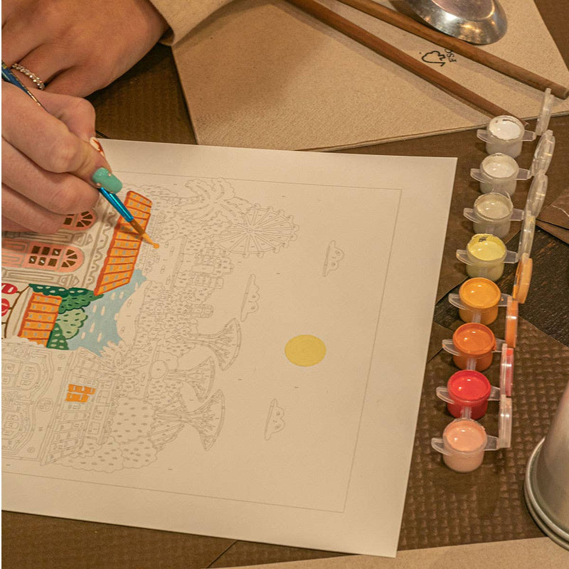 La Petite Épicerie - Paint by Numbers Kit - Singapore by Hoglet & Co