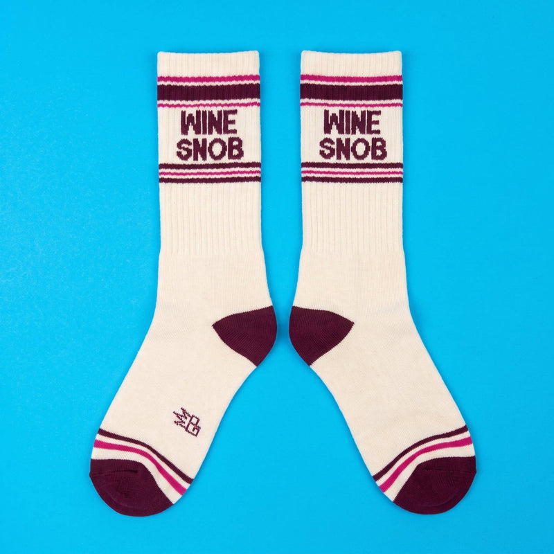 Gumball Poodle - Wine Snob Gym Crew Socks