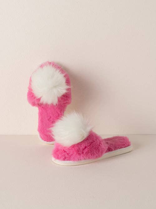 Cozy Pink Amor Slippers