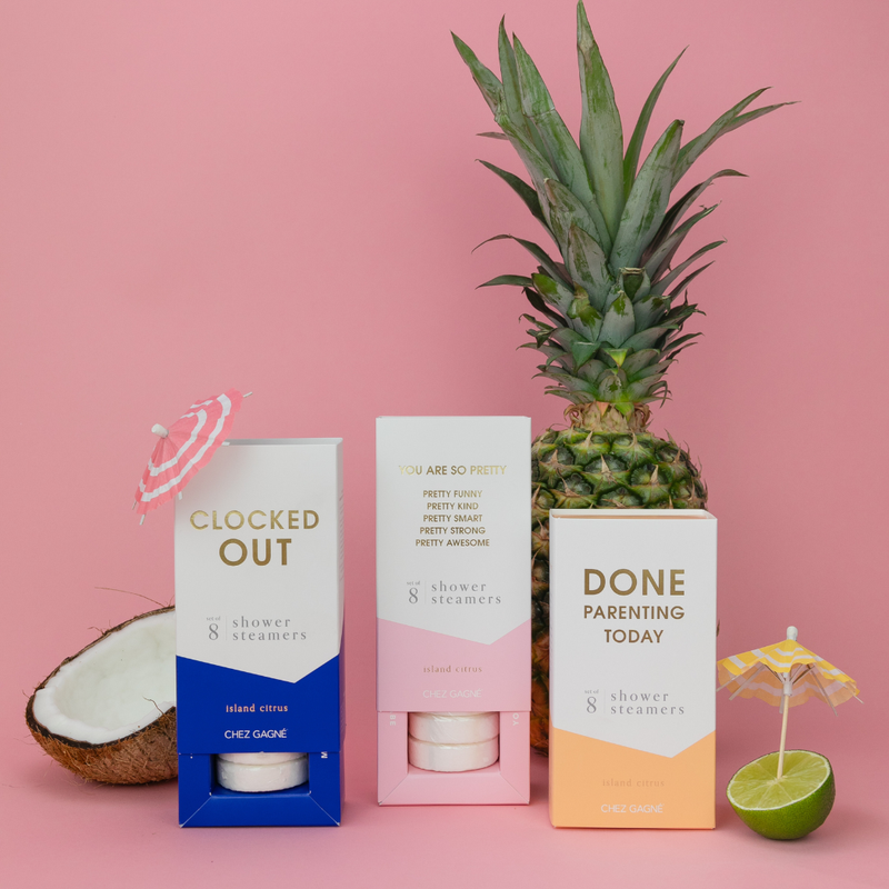 Chez Gagné - You Are So Pretty - Self-Care Shower Steamers, Island Citrus