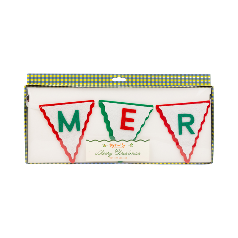 My Mind’s Eye - Merry Christmas Layered Felt Banner