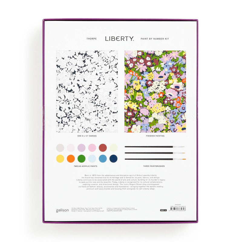 Chronicle Books - Liberty 9 x 12 Paint by Number Kit Thorpe