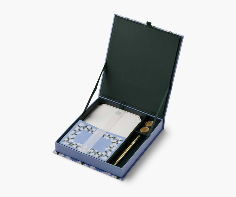 Rifle Paper Co. - Hydrangea Letter Writing Set - Jennie Dots