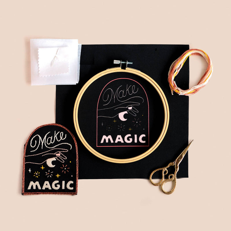 Antiquaria - DIY Kit: Make Magic Embroidery Patch Kit - Jennie Dots