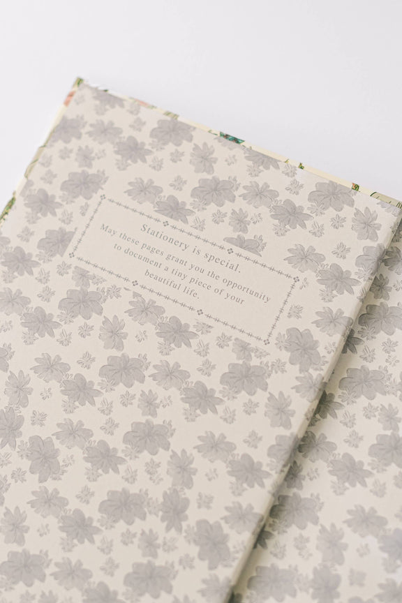 Good Juju Ink - Swan Dance Floral Hardcover Notebook - Jennie Dots