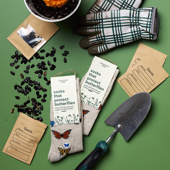 Socks that Protect Butterflies - Jennie Dots 