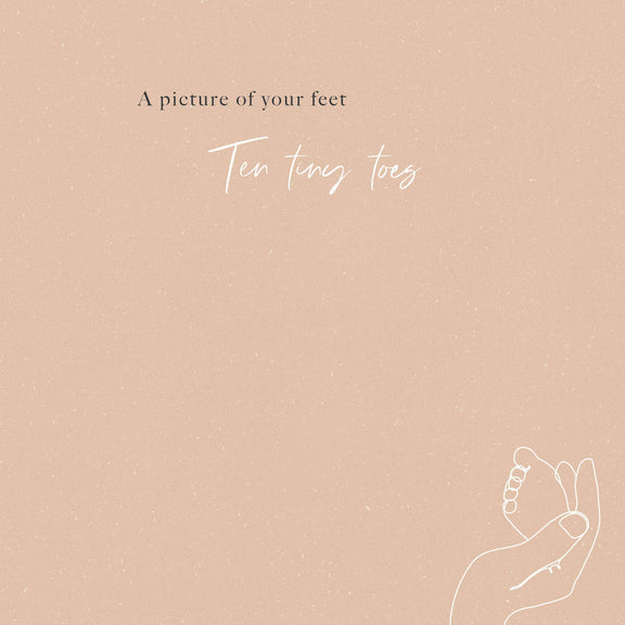 My Foot Book: Footprints through the first year - Jennie Dots 