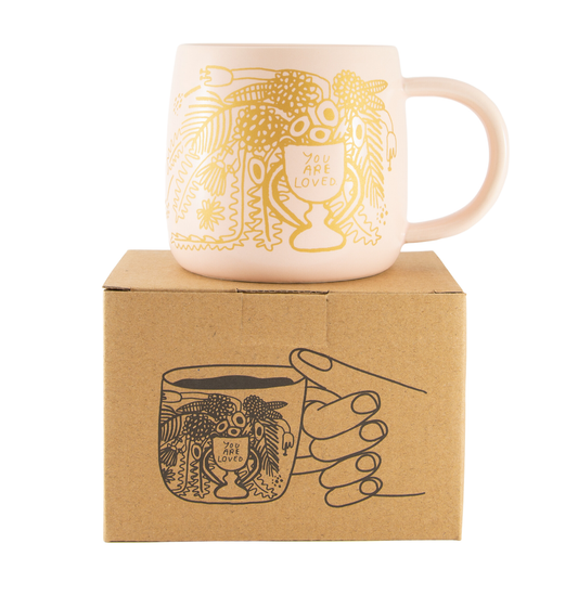 You Are Loved Mug by People I Have Loved - Jennie Dots 