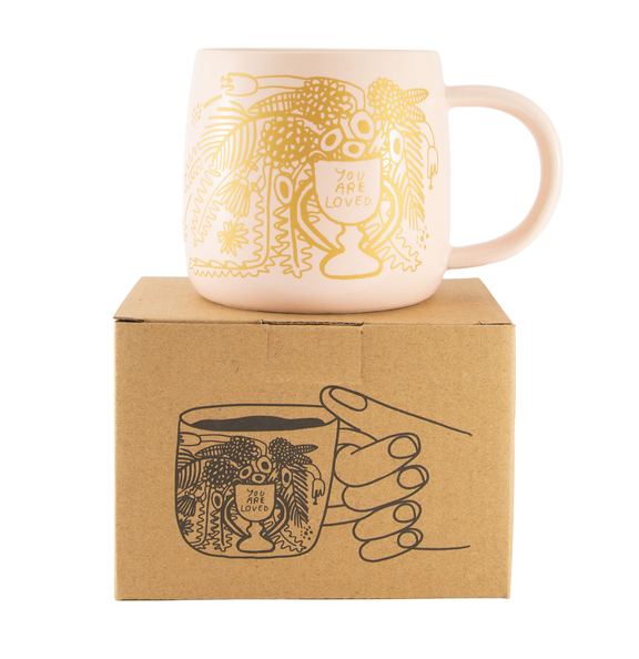 You Are Loved Mug by People I Have Loved - Jennie Dots 