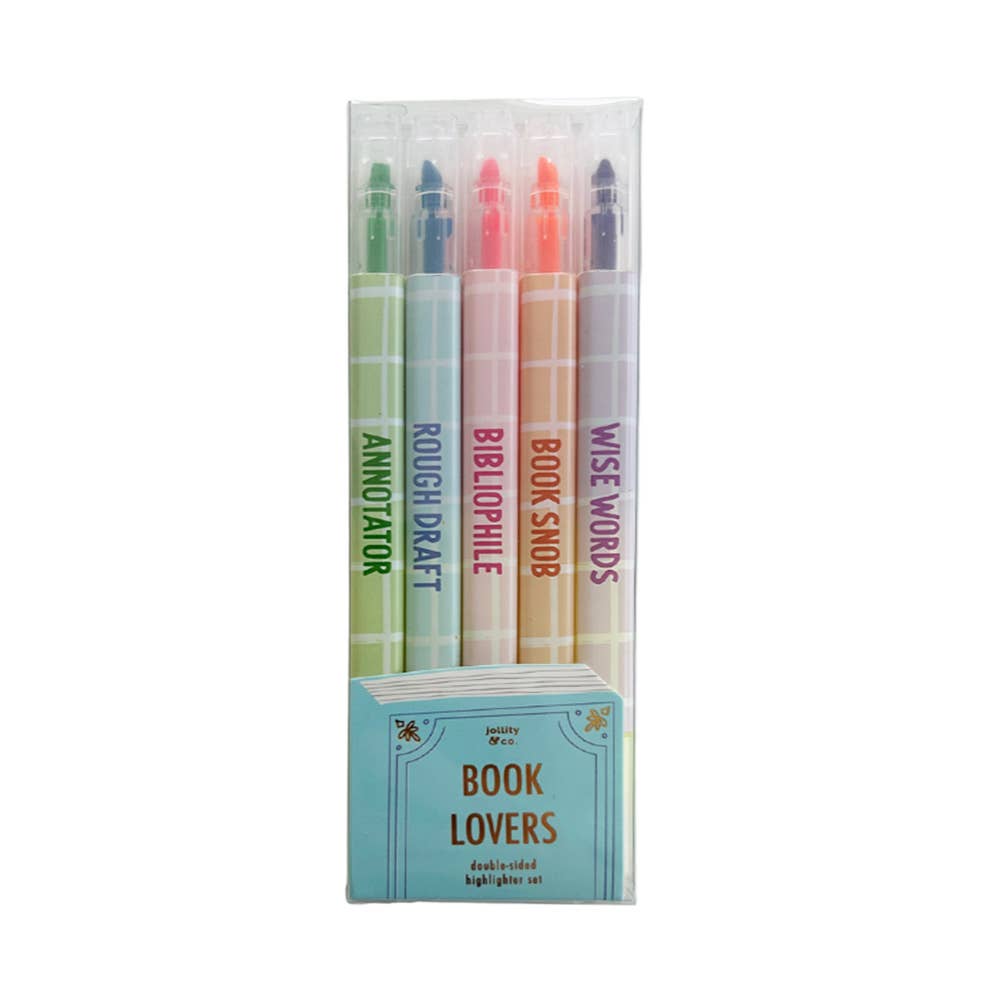Jollity & Co. + Daydream Society - Book Club Double Sided Highlighter Set