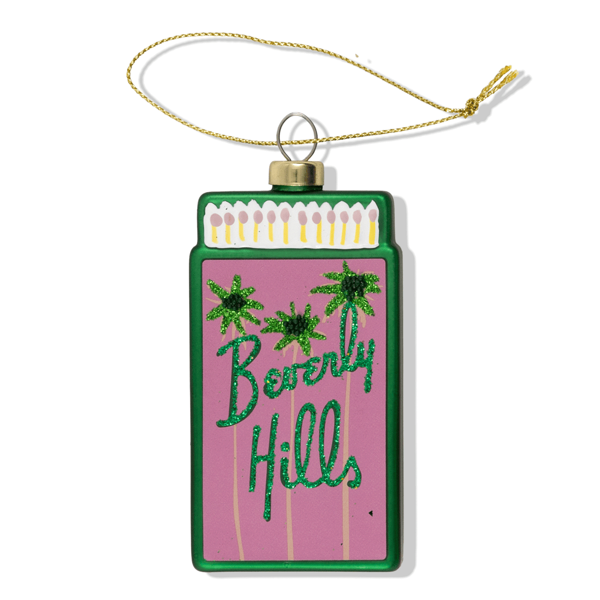 Furbish Studio - Matchbook Ornament - Beverly Hills