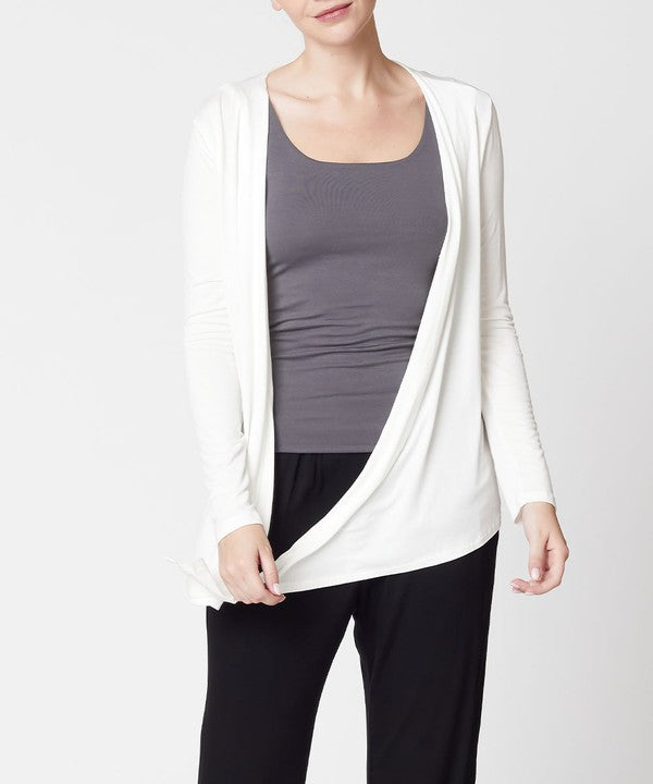 Studio Ko Simple Tie Front Cardigan