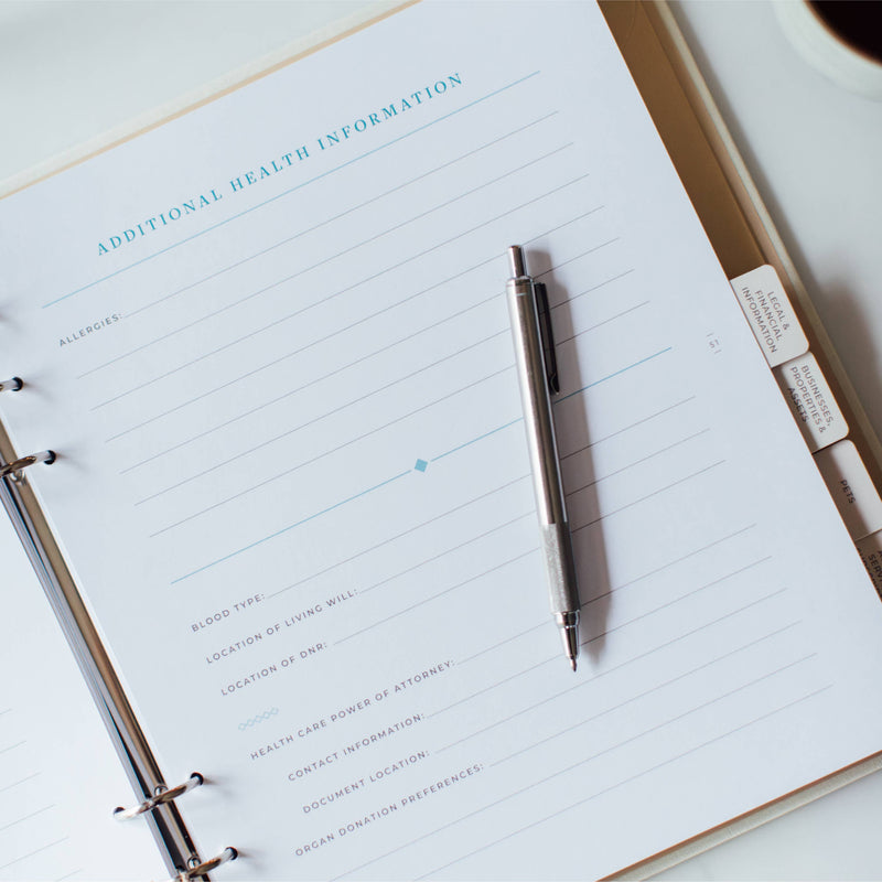 Beautifully Organized Estate Planner - Jennie Dots