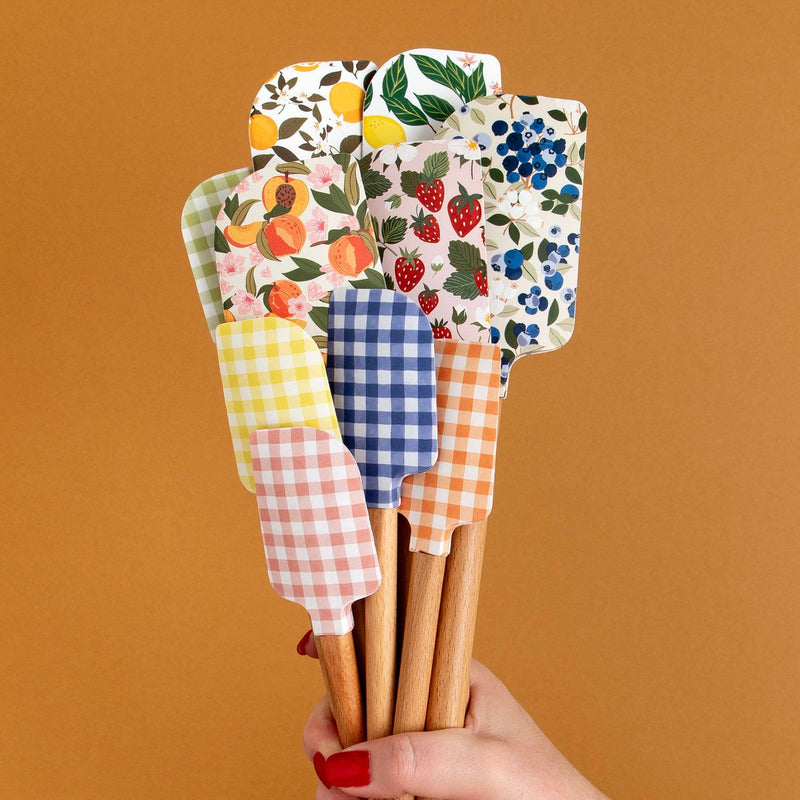 Paper Farm Press - Blueberry Field Silicone Kitchen Spatulas - Set of 2
