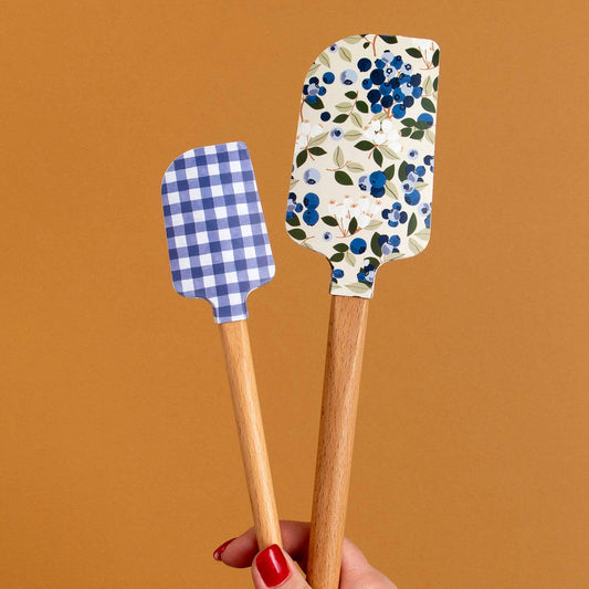 Paper Farm Press - Blueberry Field Silicone Kitchen Spatulas - Set of 2
