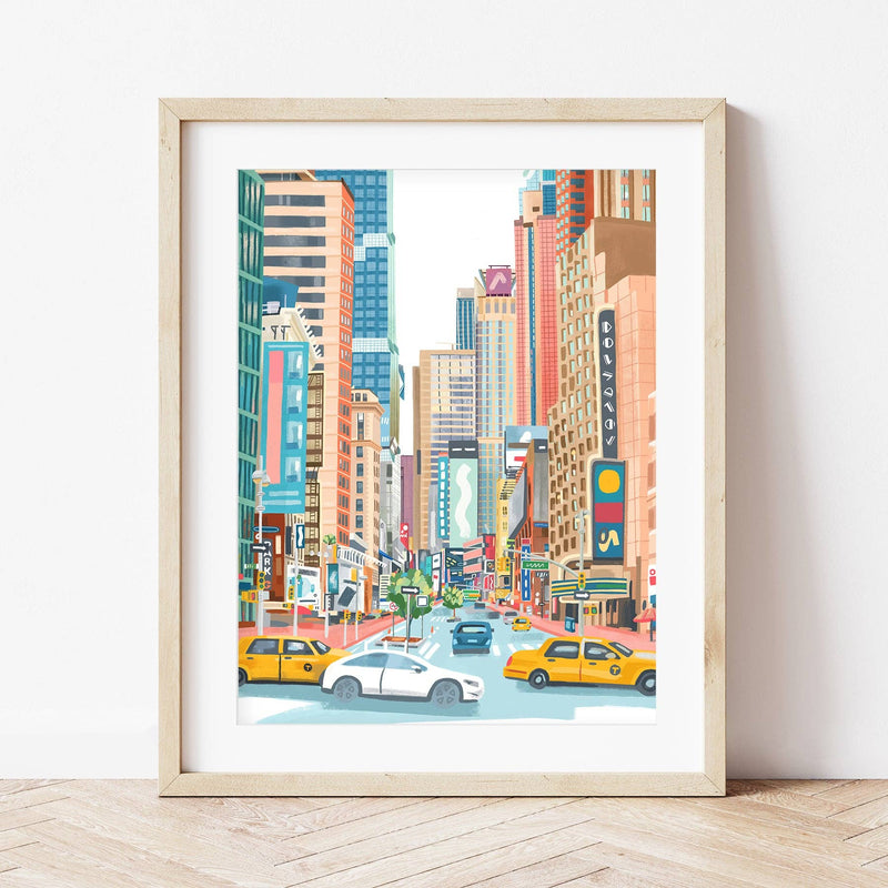 La Petite Épicerie - Paint kit by number - New York - Broadway and West 53rd