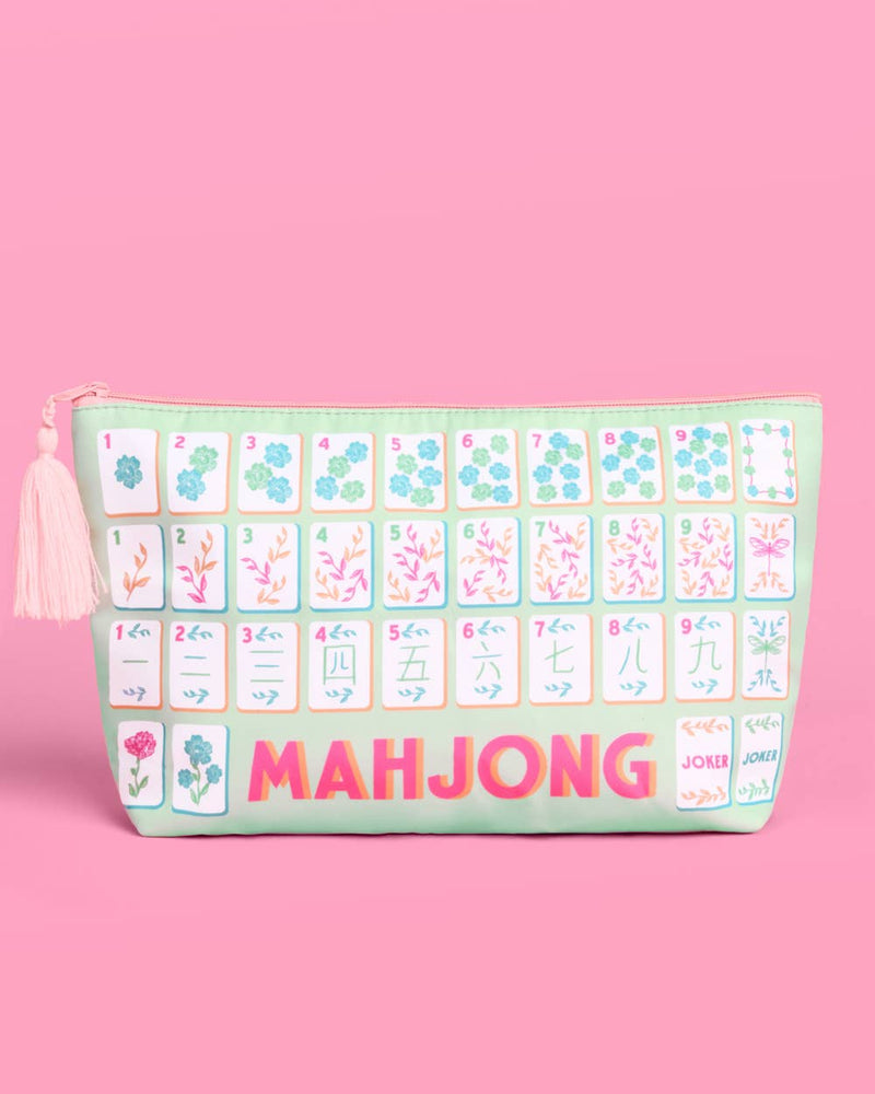 xo, Fetti - Mahjong Tile Bag - Nylon Zipper Bag