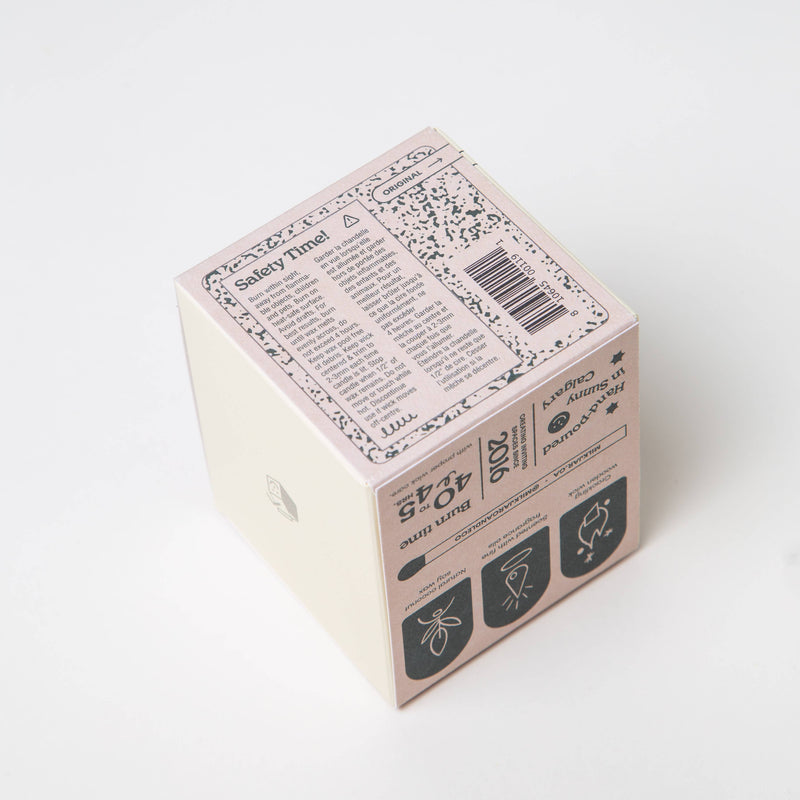 Milk Jar Candle Co. - Golden Hour - Cashmere, Cedarwood Coconut Soy 8oz Candle