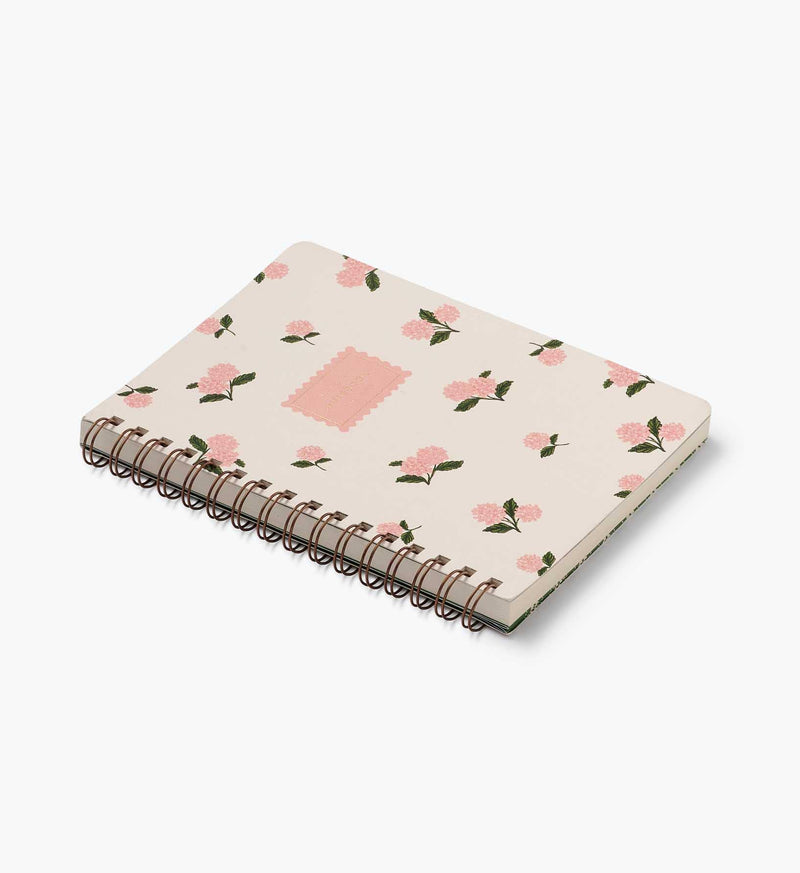 Rifle Paper Co. - Pink Hydrangea Spiral Notebook