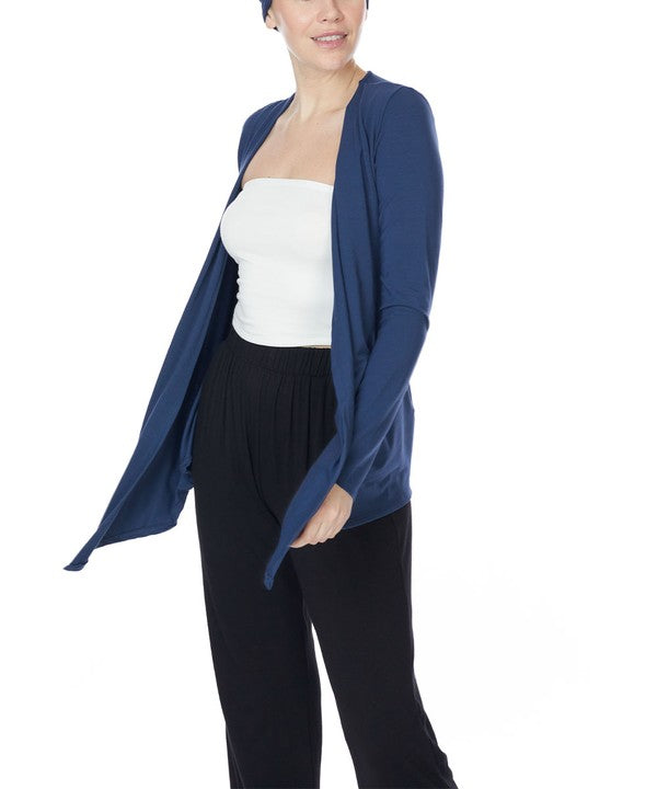 Studio Ko Simple Tie Front Cardigan