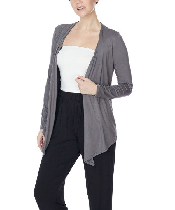 Studio Ko Simple Tie Front Cardigan