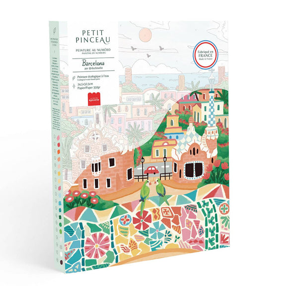La Petite Épicerie - Paint by Numbers Kit - Barcelona by DazlStudio - Jennie Dots