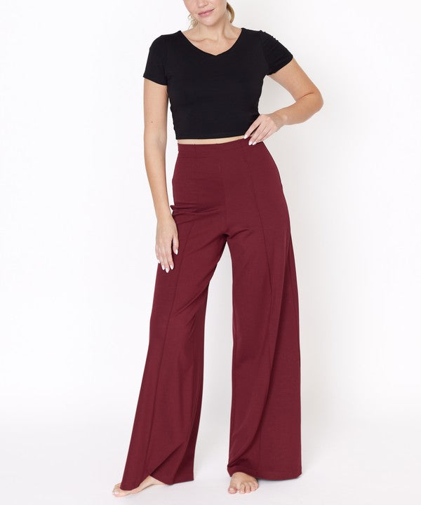 Studio Ko Ponte Wide Keg Full Length Pants