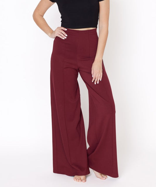 Studio Ko Ponte Wide Keg Full Length Pants