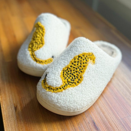 Soft Cheetah Slippers