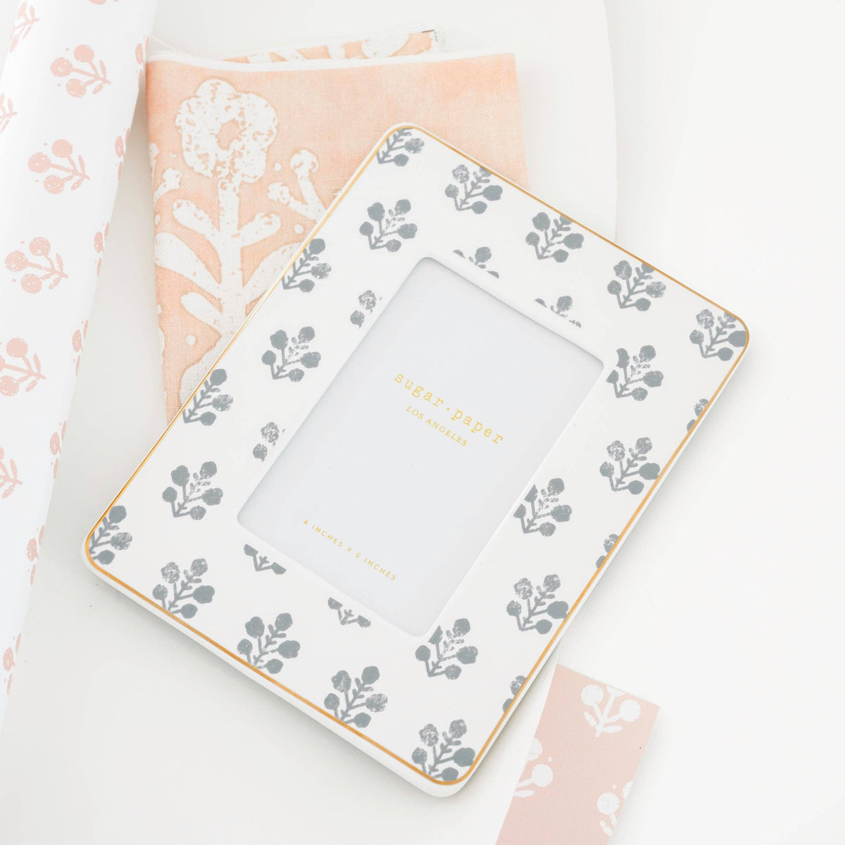 Sugar Paper - Picture Frame, Slate Floral