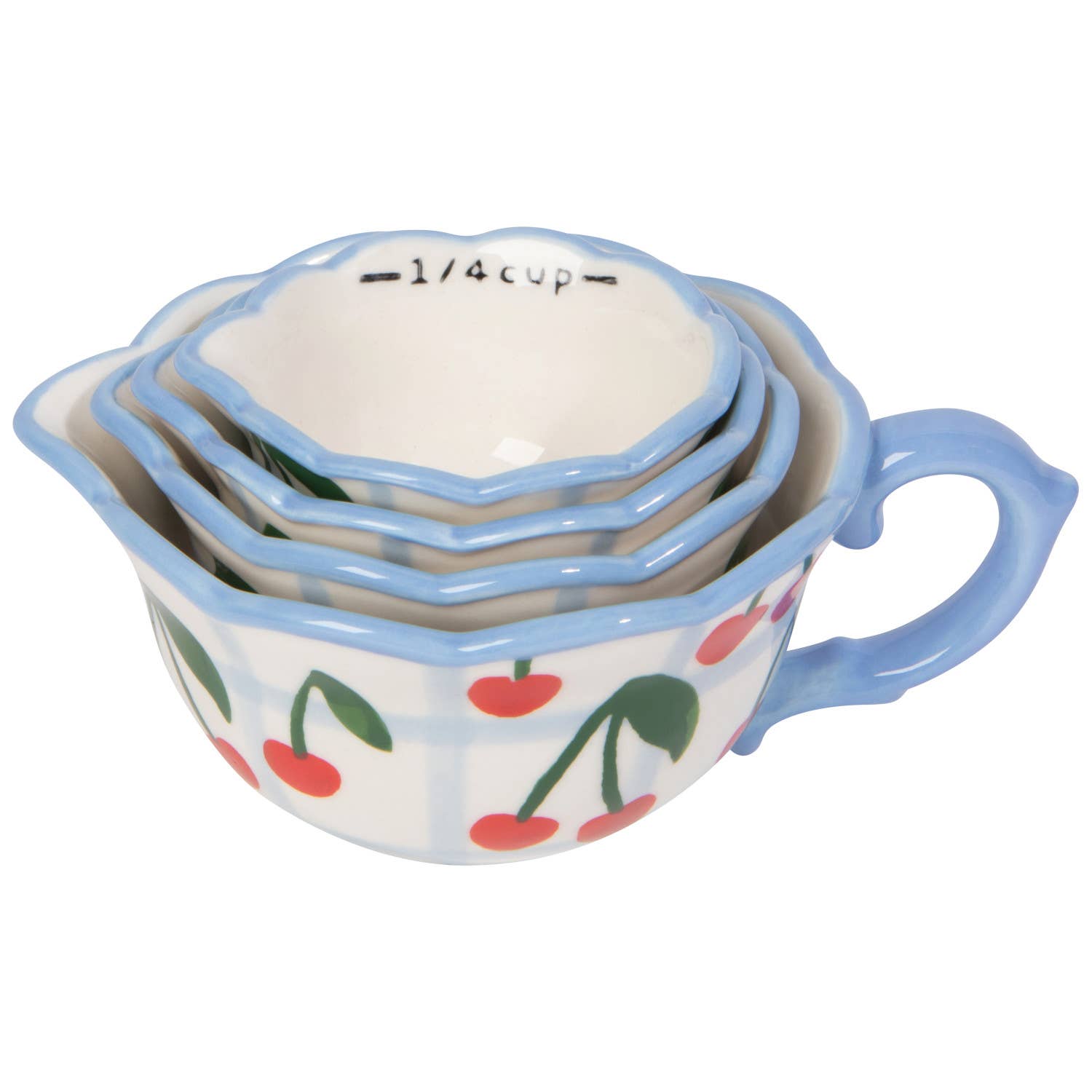 Danica Jubilee - Very Cherry Measuring Cups Set of 4 - Jennie Dots 