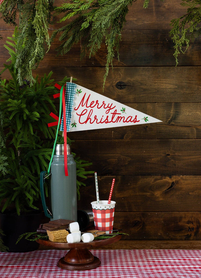 My Mind’s Eye - Merry Christmas Gingham Party Cup