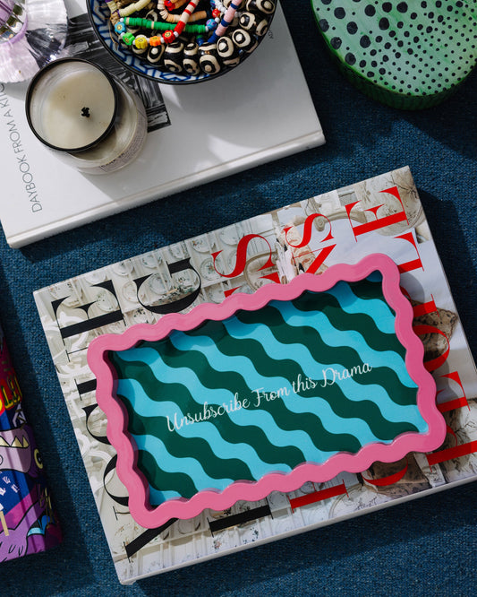 Unsubscribe Lacquer Tray - Jennie Dots 