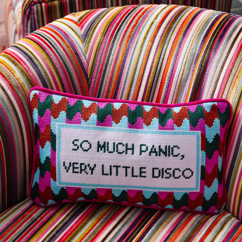 Panic at the Disco Needlepoint Pillow - Jennie Dots 