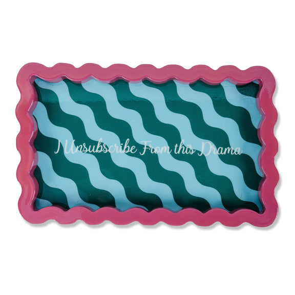 Unsubscribe Lacquer Tray - Jennie Dots 