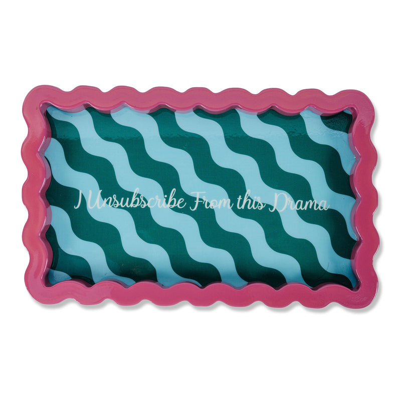 Unsubscribe Lacquer Tray - Jennie Dots 