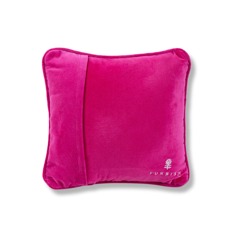 Rich Man Needlepoint Pillow - Jennie Dots 