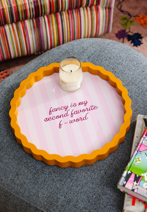 Fancy Large Lacquer Tray - Jennie Dots 