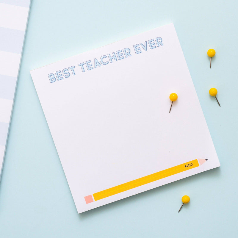 Joy Creative Shop - Best Teacher Ever Notepad