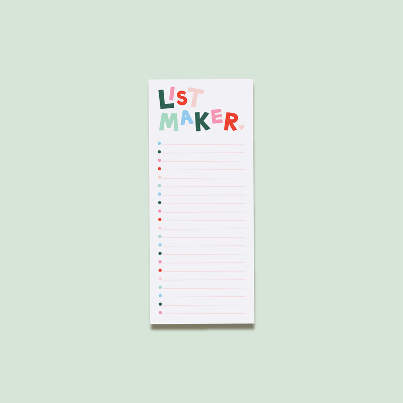 Joy Creative Shop - Notepad - Holiday List Maker