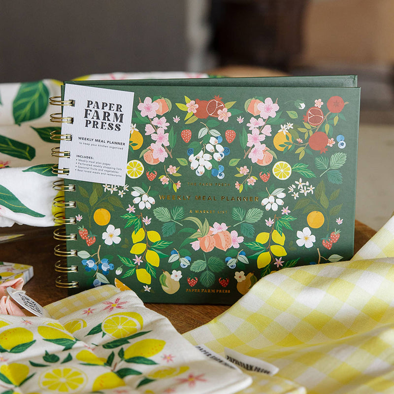 Paper Farm Press - Farm Fresh Weekly Meal Planner - Floral