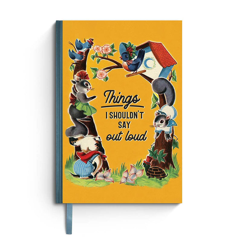 Bad Betty Greeting Co. - Things I Shouldn't Say Out Loud - Funny Vintage Notebook