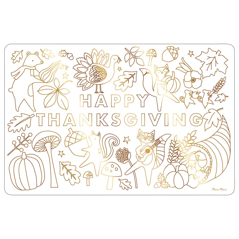 Meri Meri - Thanksgiving Colouring Placemats