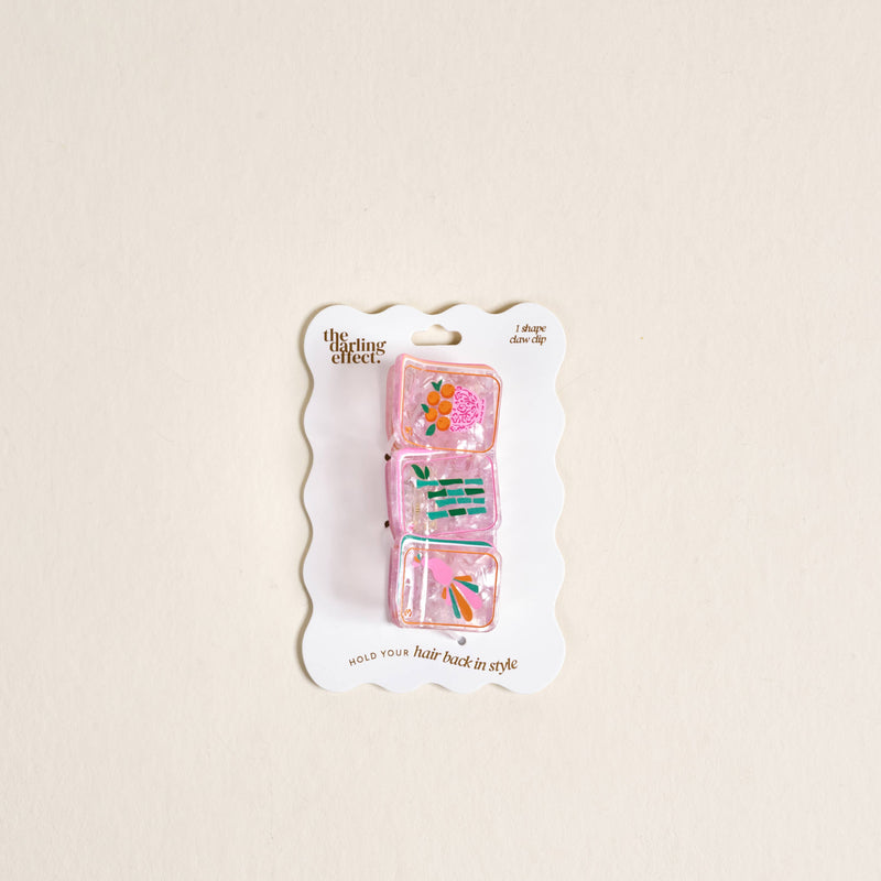 The Darling Effect - Shape Up Claw Clip–Mahjong Tiles